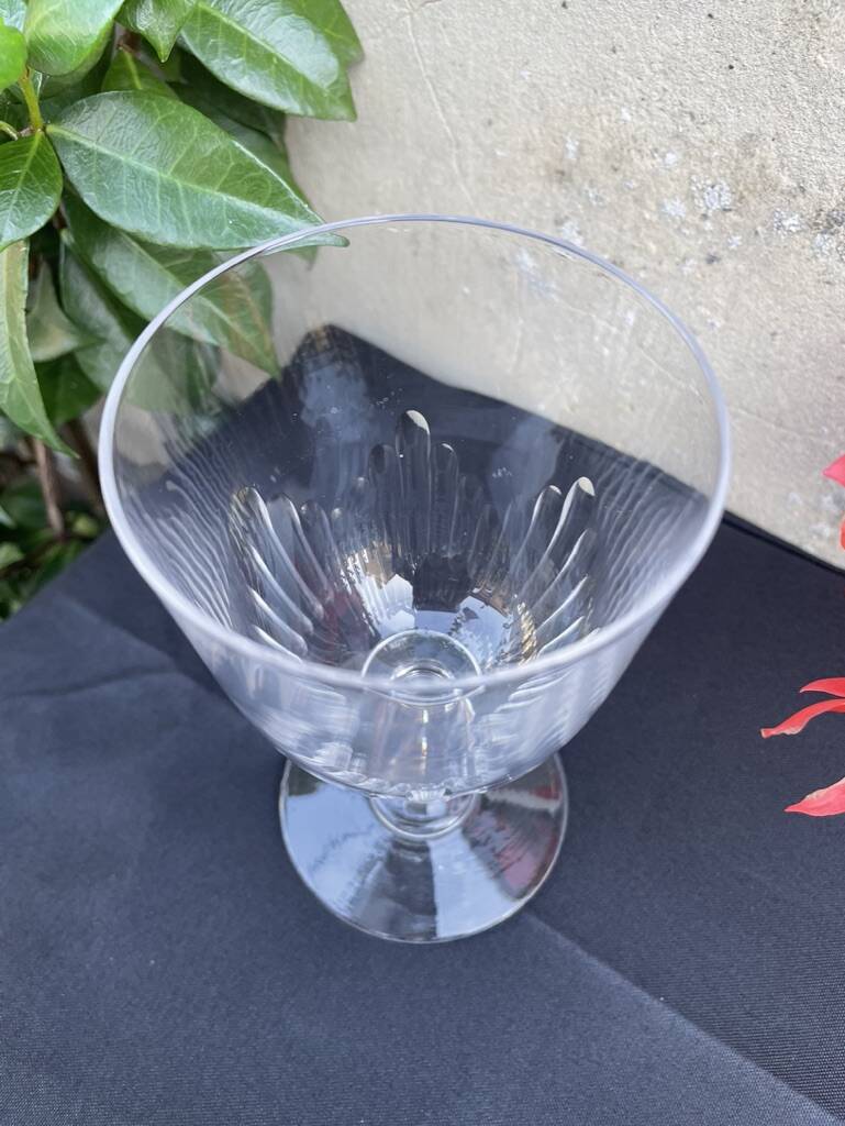 5 baccarat water glasses – art nouveau