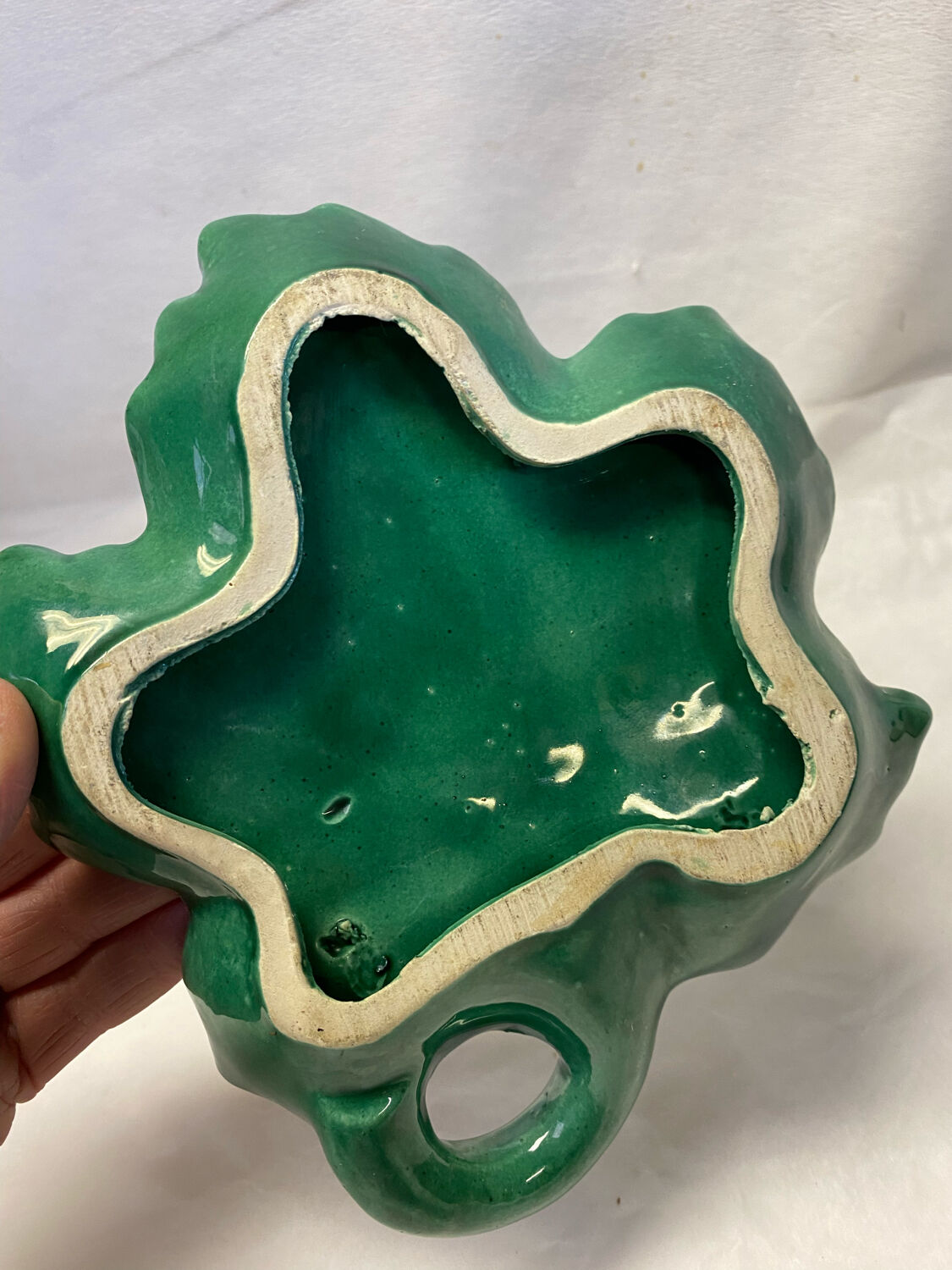 Vide poche en barbotine