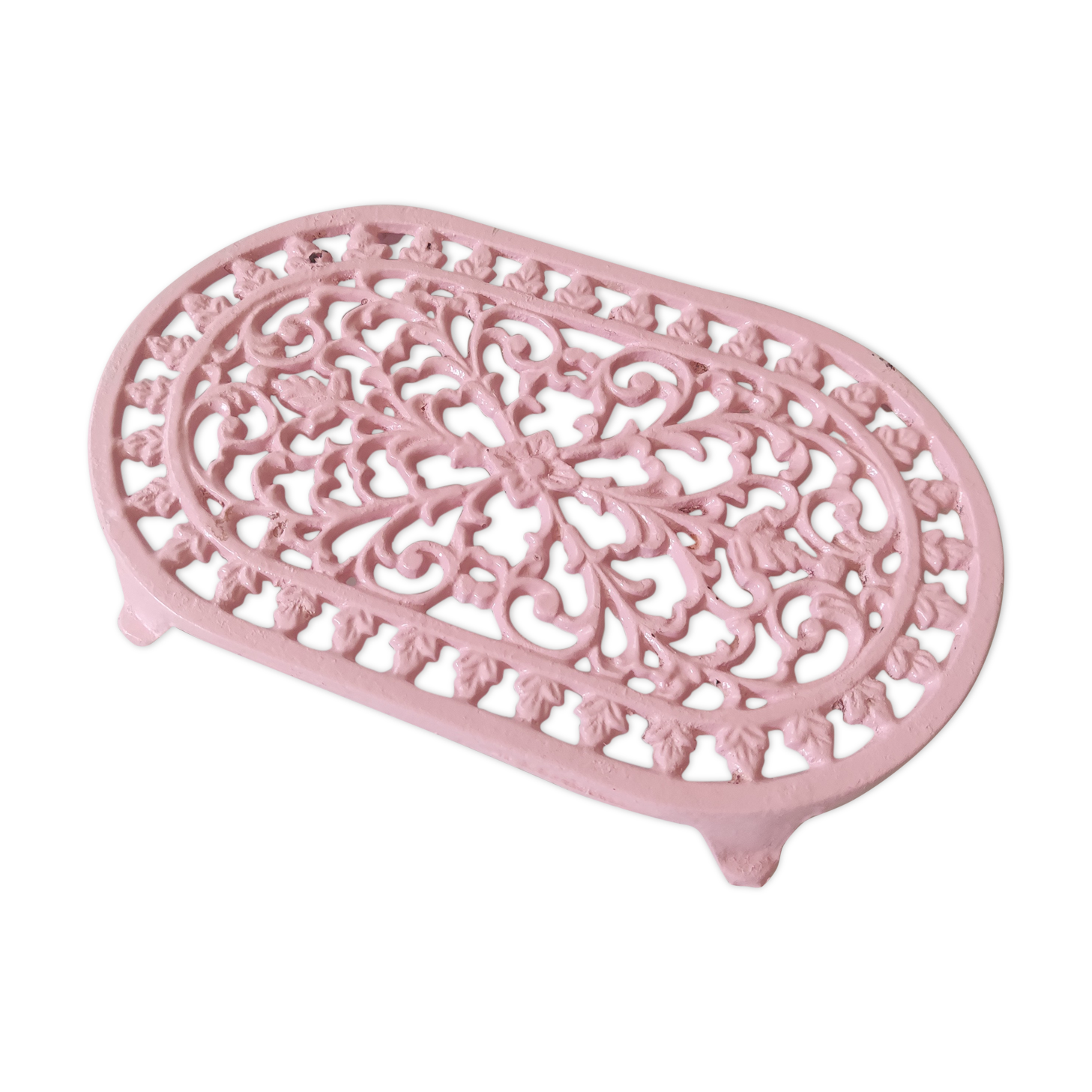 Pink cast iron underside