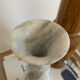 Vintage grey marble candle holder