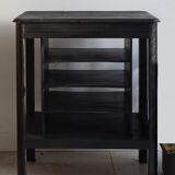 Table d'appoint en bois brûlé - shou-sugi-ban