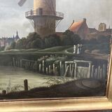 Large 19th-century painting after The Mill at Wijk bij Duurstede by Jacob van Ruisdael.