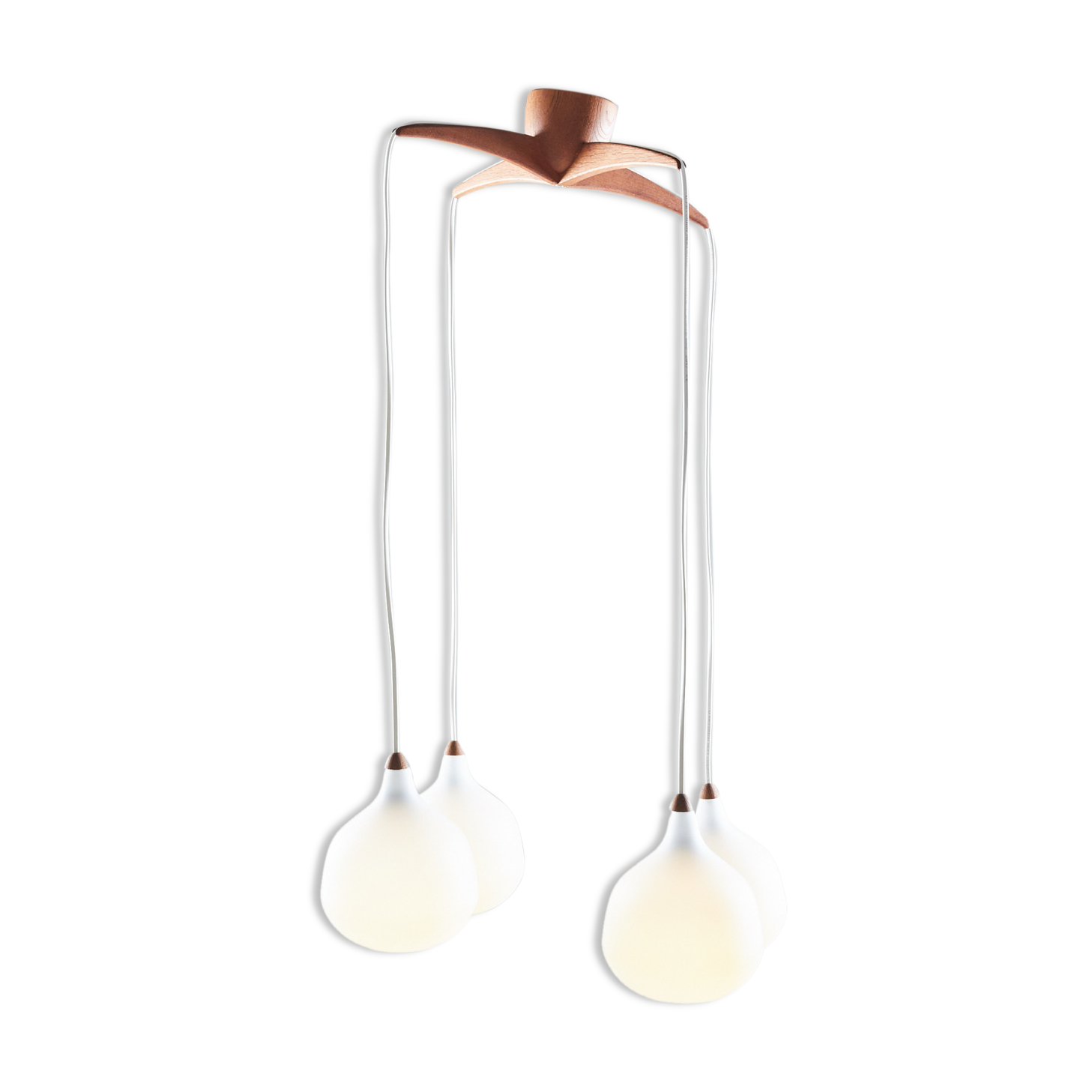 Pendentif satiné par uno &östen kristiansson pour luxus