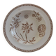 Assiette creuse terre de fer modèle marguerite