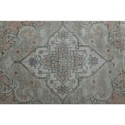 1970s Vintage Persian Handmade Wool Cotton Orange Area Rug 243x314