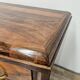 Commode Art Déco toscane des années 1940 en noyer raciné.