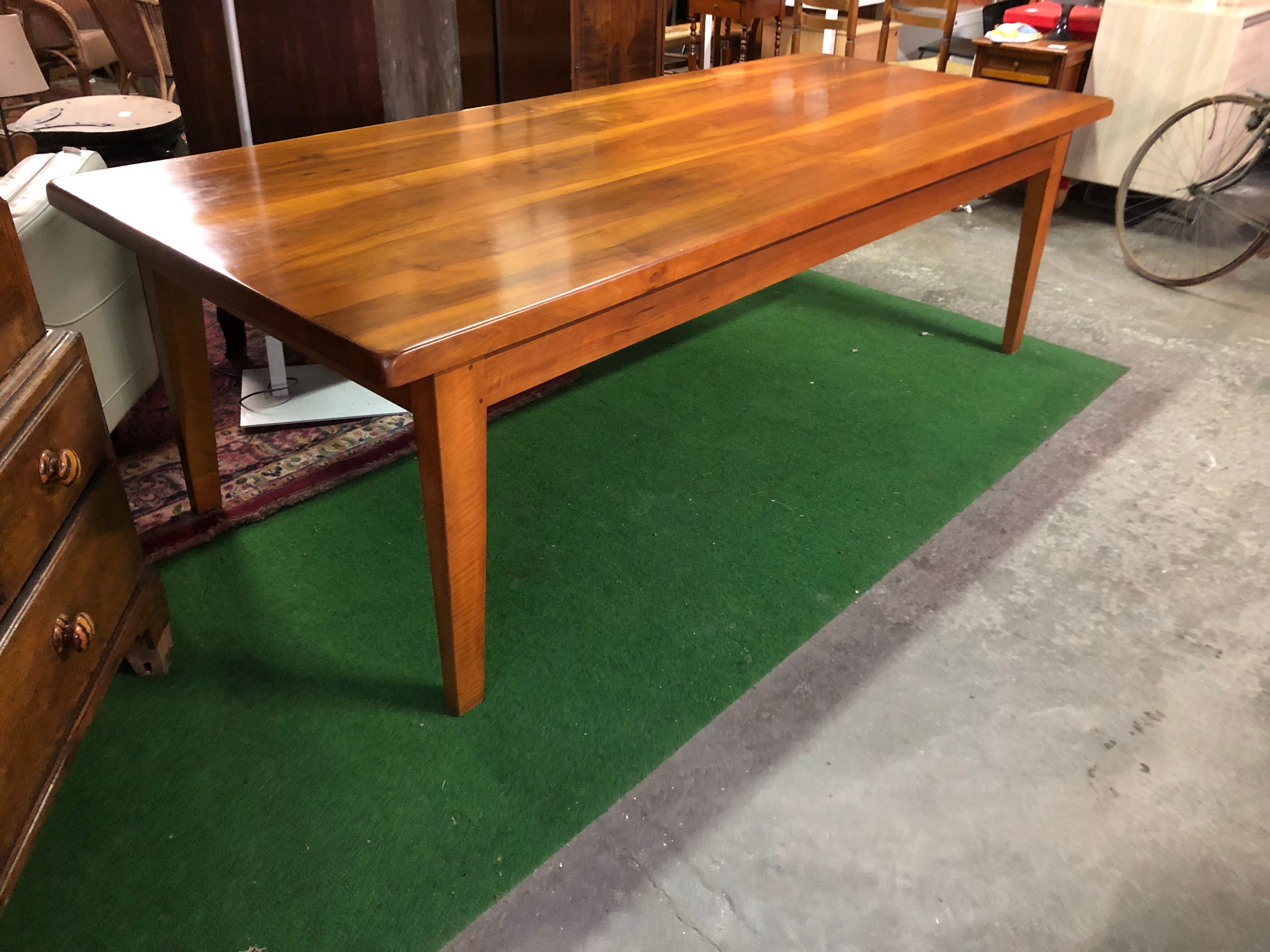 Solid walnut table