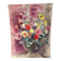 Summer flower bouquet, watercolour on double-sided paper.