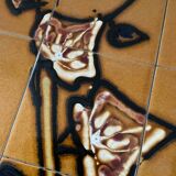 Vintage ceramic coffee table from the 1970s