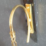 Pair of 1960 brass wall lamp