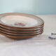 Set de 5 assiettes creuses Niderviller, en grès