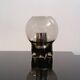 Table lamp with smoked glass by Sussmuth Leuchten 1970s