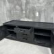 Brutalist Vintage Black Buffet
