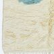 Tapis blanc et blue 270cmx160cm