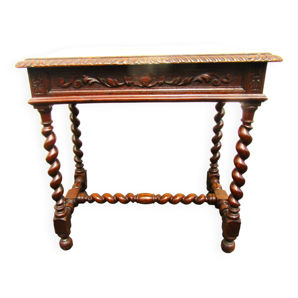Table bureau style louis XIII