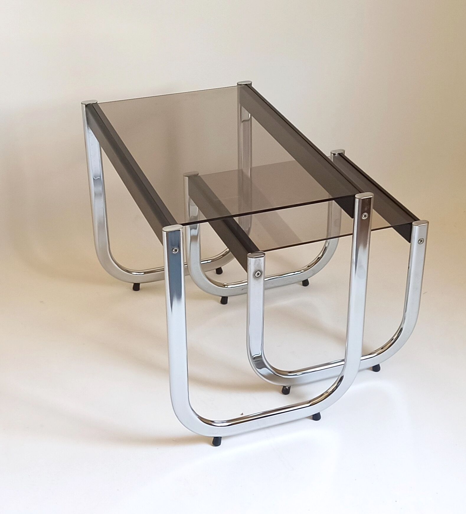 Pair of side tables 70s