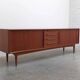 Danish sideboard with tambour doors by Bernhard Pedersen & Søn, 1960s
