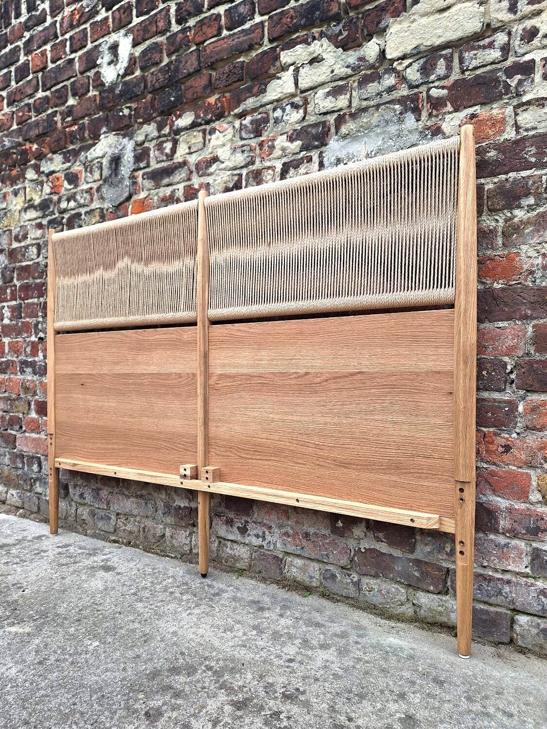 Malora headboard from La Redoute Interiors, woven rope furniture