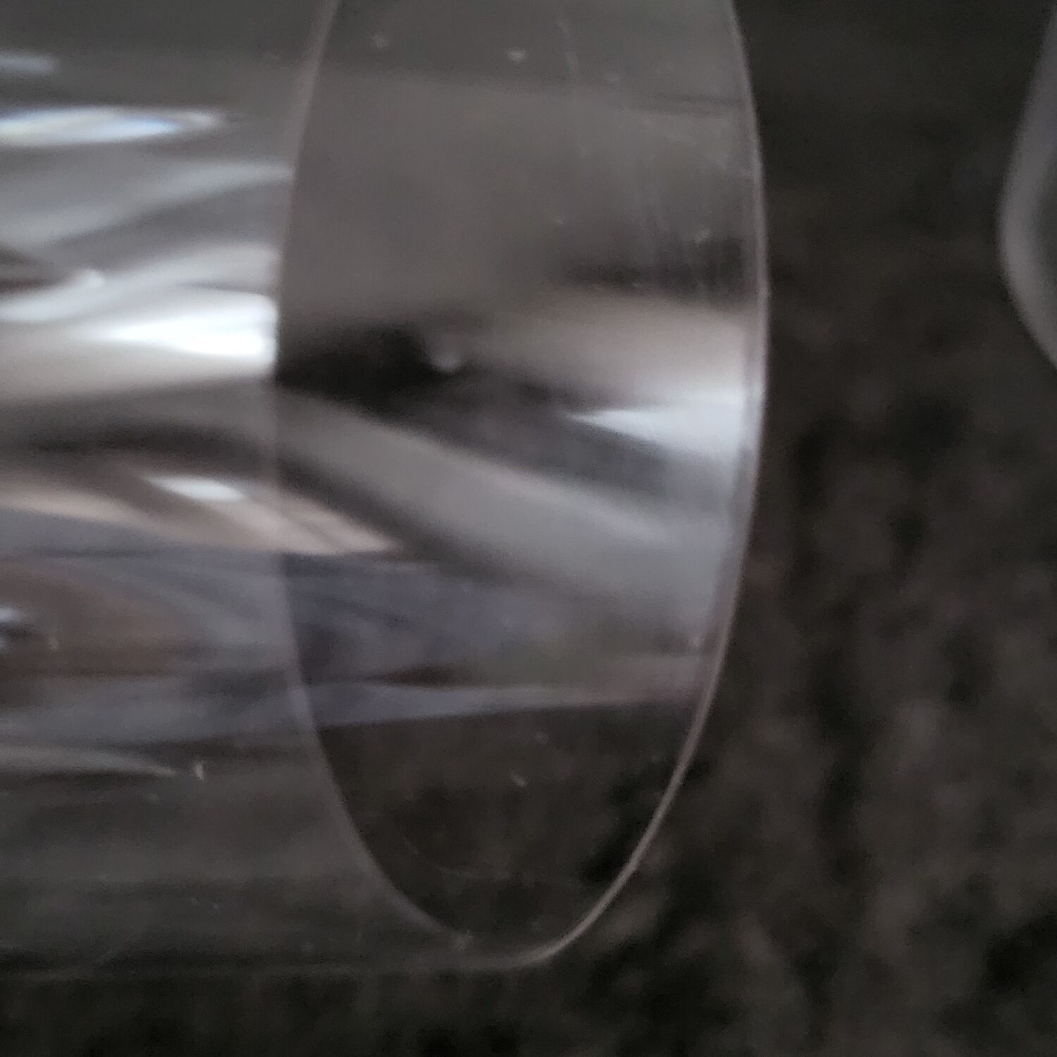 4 vintage crystal tumblers from Baccarat, model Nancy.