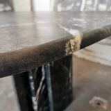 Black marble coffee table