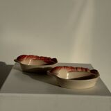 Pair of vintage lobster mini ramekins Saint Amand D15.5