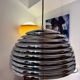 Kazuo Motozawa, Large Suspension "Saturn", Circa 1972, Metal Lamp