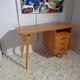 Vintage desk shape bean feet compass year 60