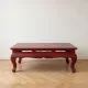 Asian coffee table in red wood