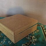 Straw marquetry box