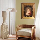 17th century Flemish oil on panel painting, Madonna and Child