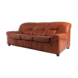 Mid-century leather sofa from the 1960s, Italy