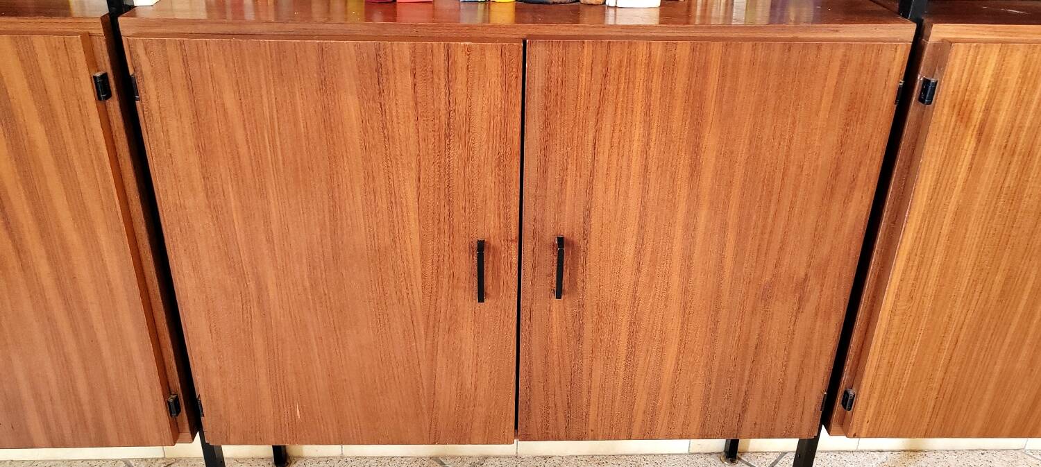 vintage Scandinavian teak bookcase