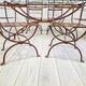 Vintage Provencal French Dining Table and 6 Chairs