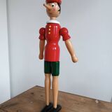 Wooden Pinocchio from the 80s Italy