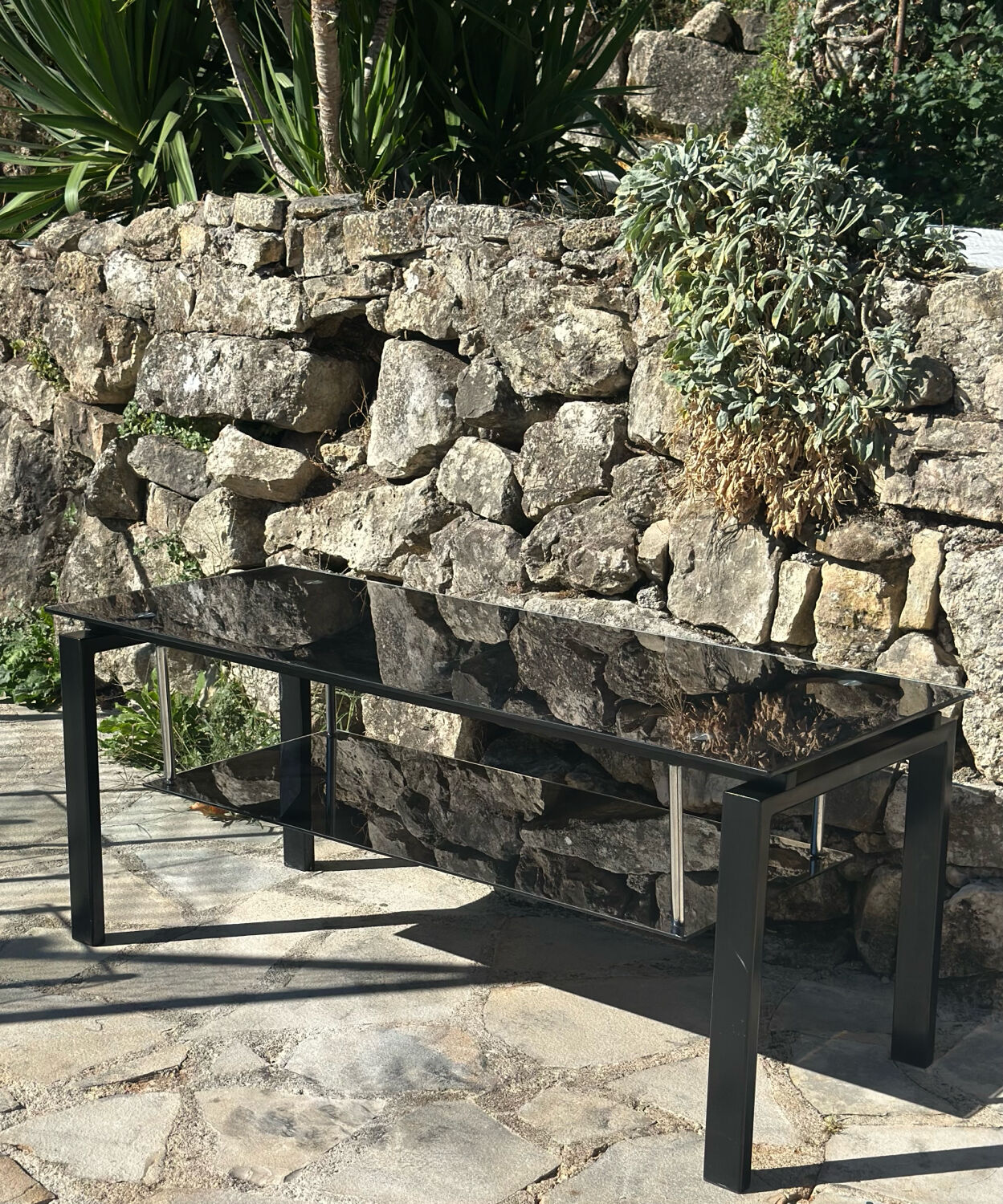 Black designer coffee table