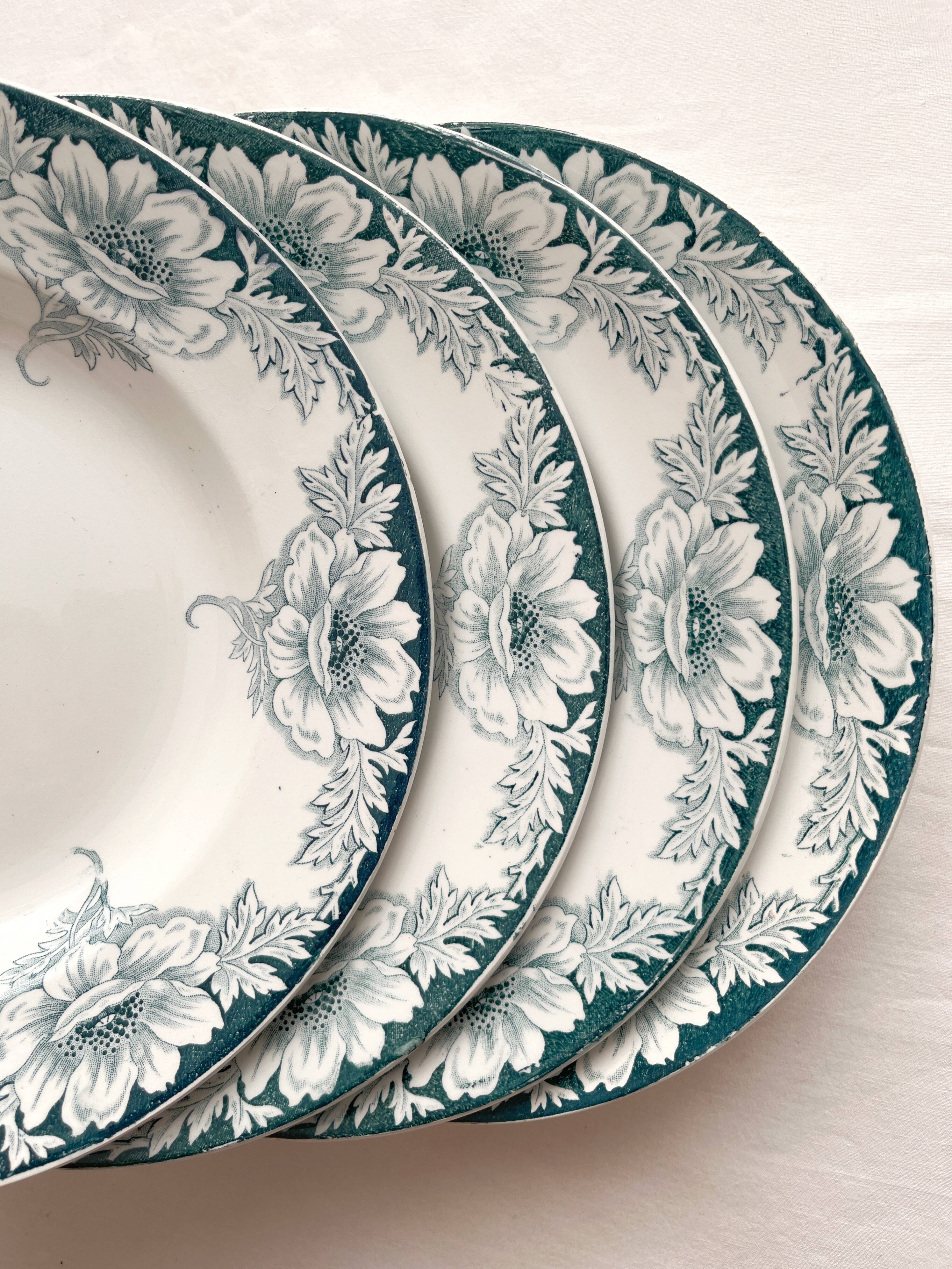 6 Suzanne, Saint Amand and Hamage ironstone soup plates