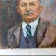 Anonymous portrait of a pensioner oil on canvas
