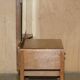 Art Deco whitewashed oak dressing table with Heal's stool.