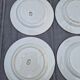4 old plates 1900 Sarreguemines