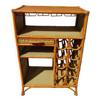 Vintage rattan bar furniture from the 60s/70s
