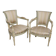 Paire de fauteuils cabriolets de style Directoire