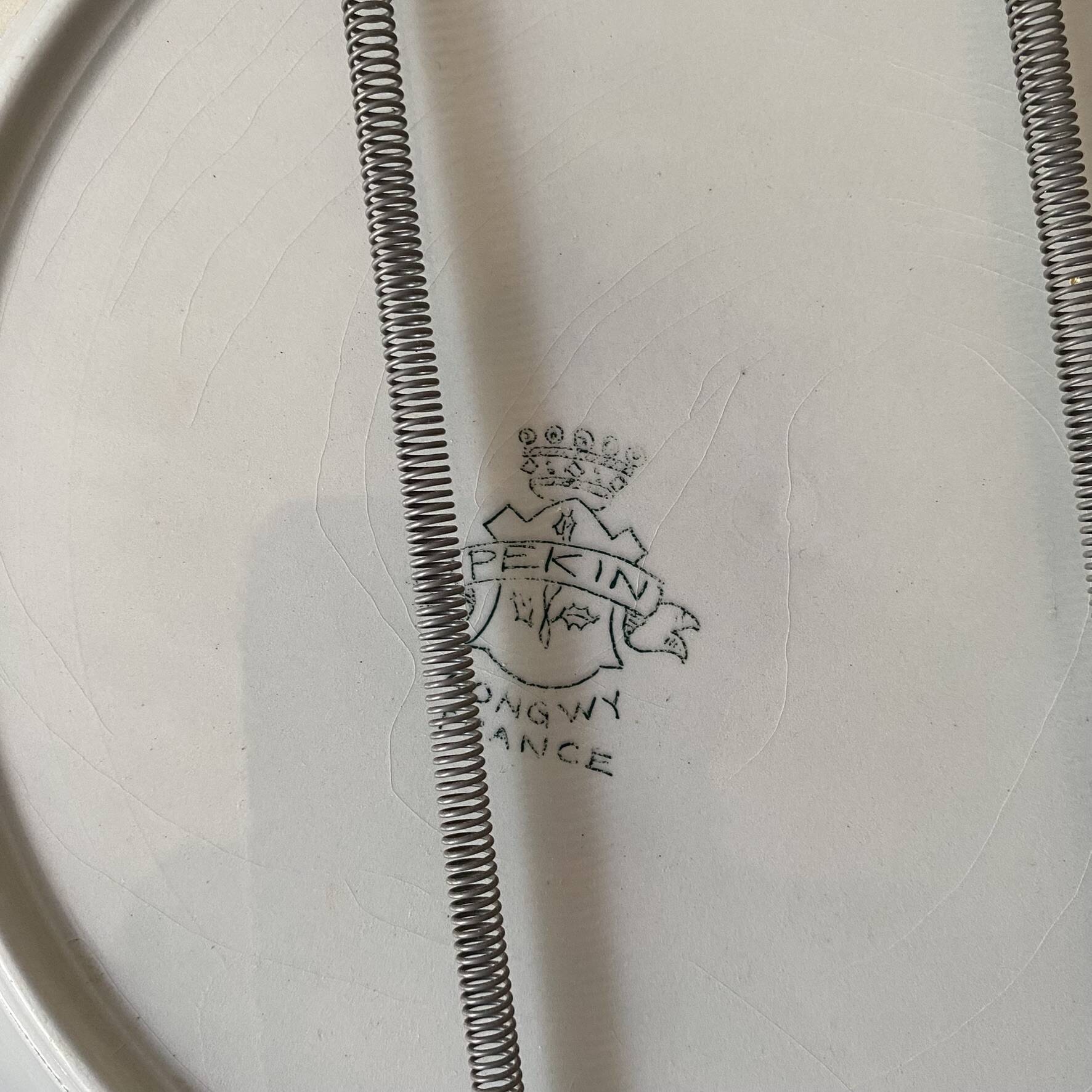 Longwy plate "Peking"