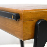 Side table with sewing compartment