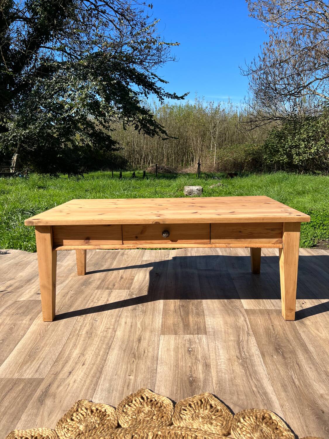 Pine coffee table