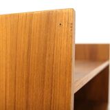 Scandinavian teak bookcase chest of drawers, Sweden, 1960