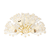 Star Ceiling Light in Brass and Crystal by Emil Stejnar, Austria, 1960s