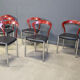 Vintage Lotus chairs by Hartmut Lohmeyer for Kusch & Co., 1970s, set of 6