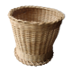 Wicker paper basket