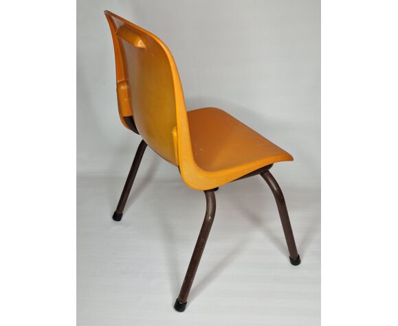 Chaise d'écolier vintage Grosfillex, années 60-70