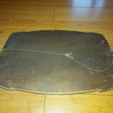 Painted wooden art deco mirror 33 X 51 cm